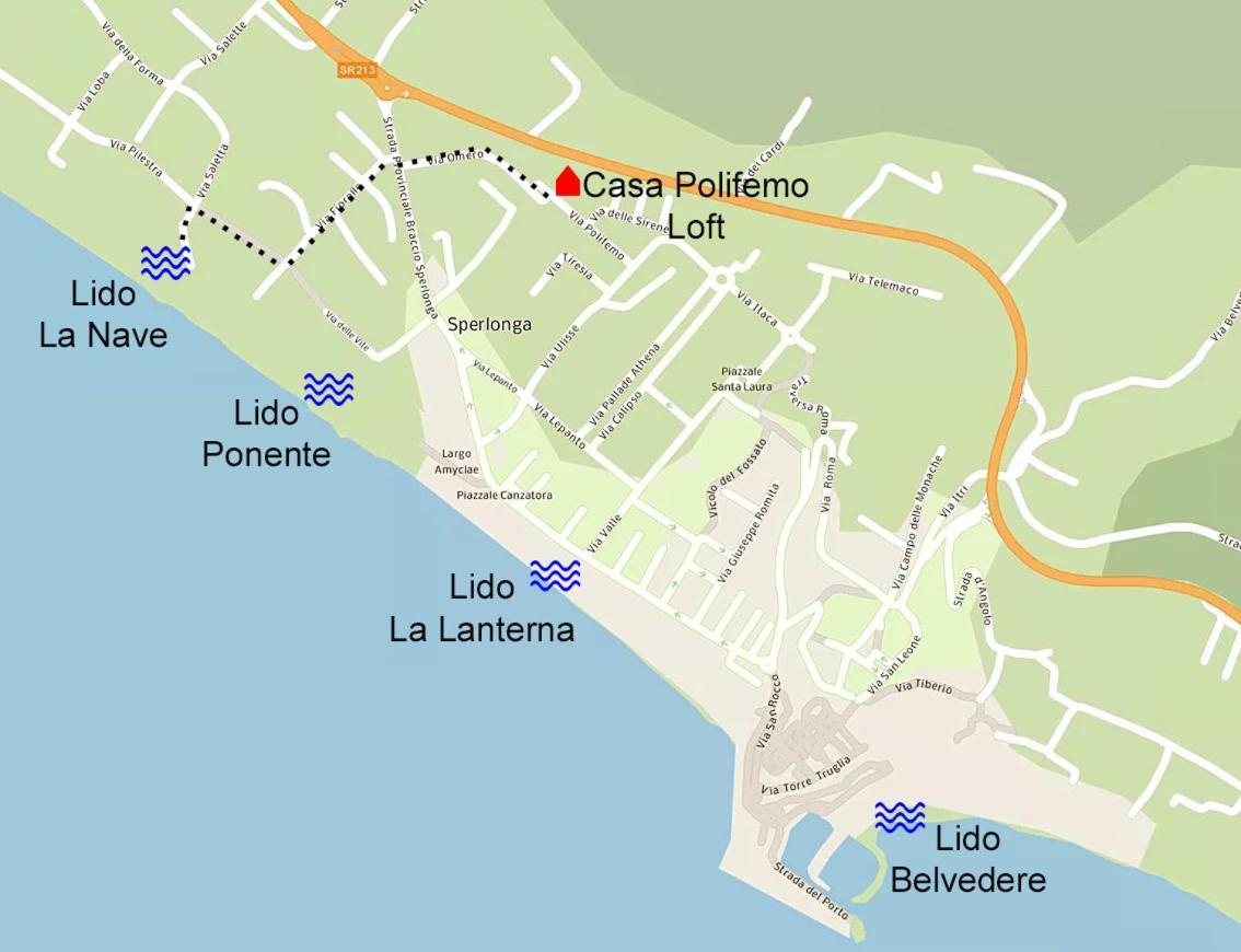 Casa Vacanze Polifemo Loft Sperlonga Zewnętrze zdjęcie